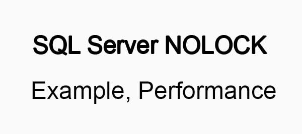 sql server nolock hint